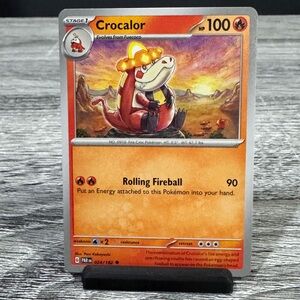 Pokémon | Paradox Rift #024/182: Crocalor (2023) - Collectible Trading Card